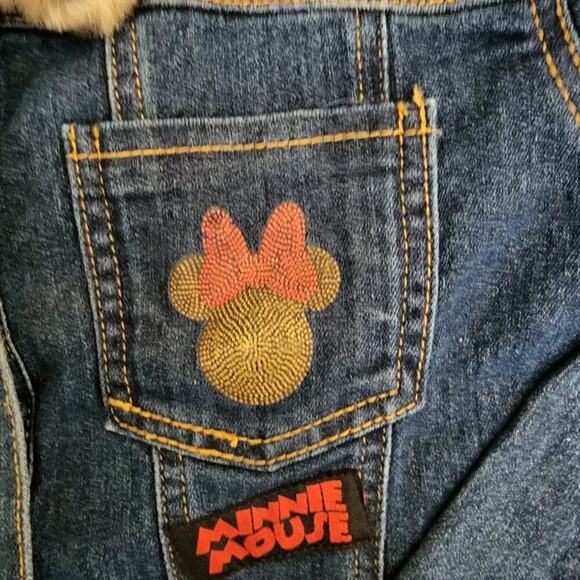 DISNEY MINNIE JEAN JACKET/RALPH LAUREN RED RIBBED SKIRT GIRLS SIZE 7/8 SEE TAGS - Picture 10 of 16